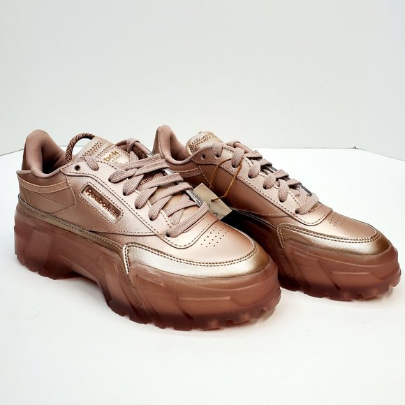 Reebok Club C Cardi B Women's Sneaker Shoe Limited Edition Rose Gold H05183 - Picture 7 of 14